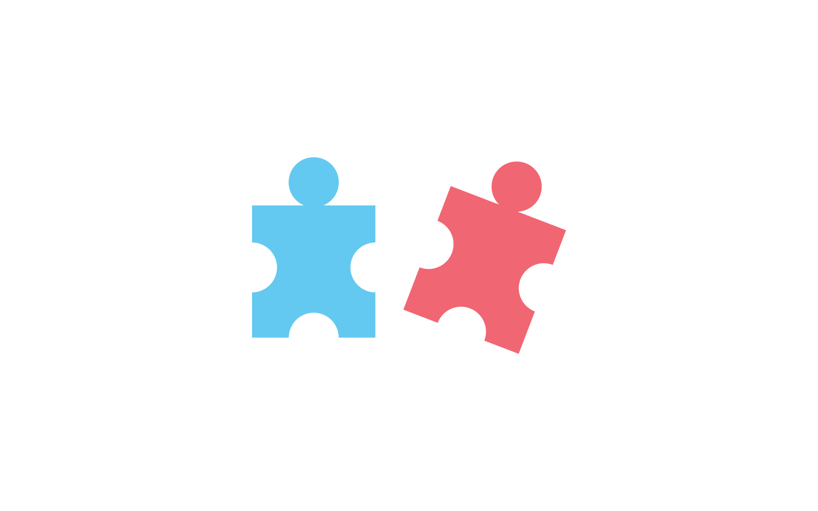 People puzzle illustration vector design Logo Template