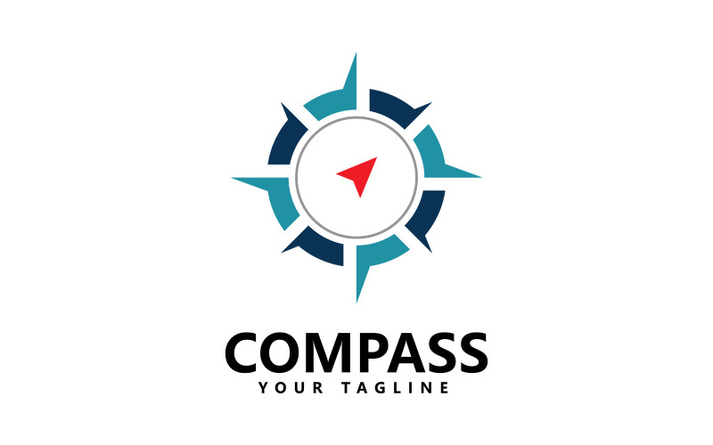 Compass Logo icon vector template design V1 Logo Template