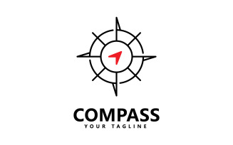 Compass Logo icon vector template design V5