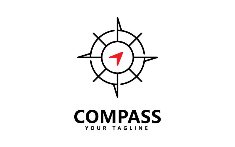 Compass Logo icon vector template design V5 Logo Template