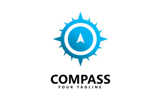 Compass Logo icon vector template design V6