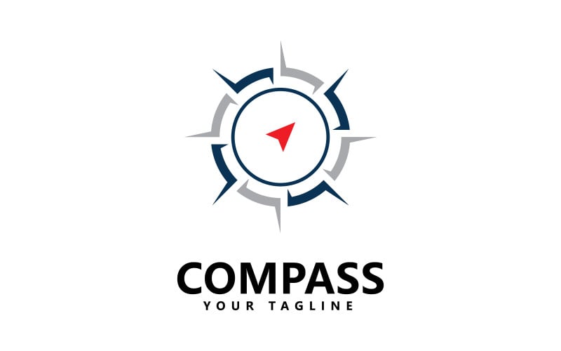 Compass Logo icon vector template design V7 Logo Template
