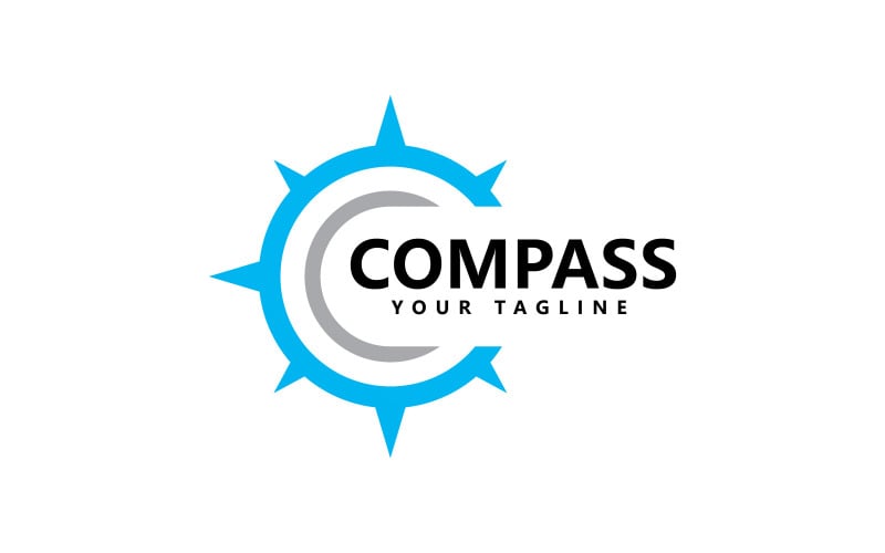 Compass Logo icon vector template design V8 Logo Template