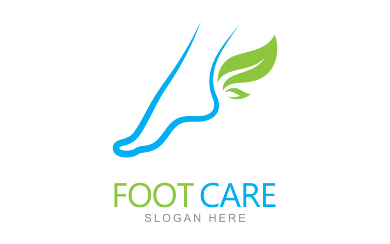 Foot care logo design template V2 Logo Template