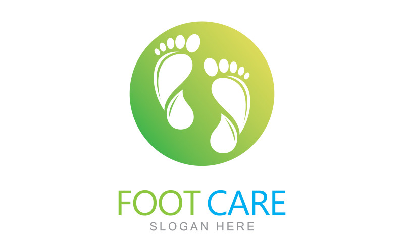 Foot care logo design template V4 Logo Template
