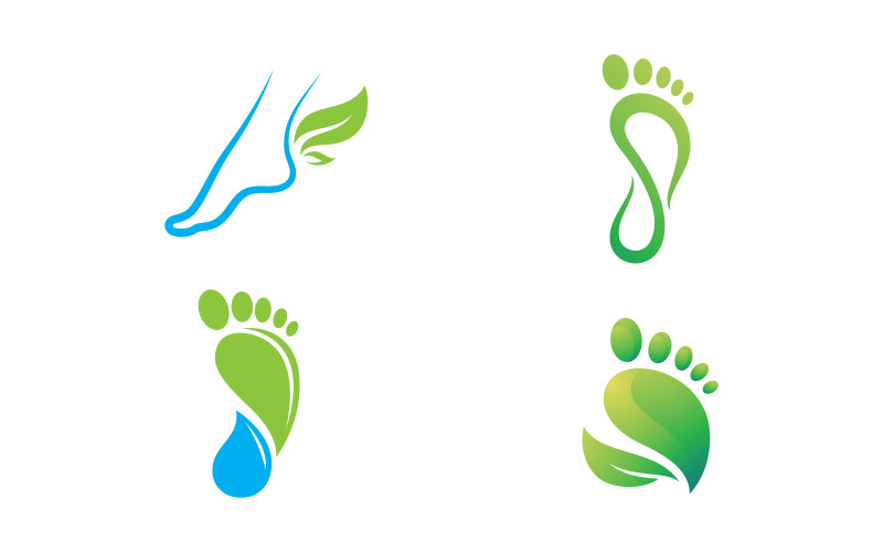 Foot care logo design template V9 Logo Template