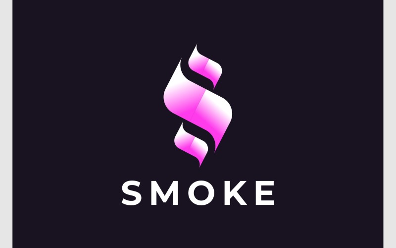 Smoke Fume Vapor Abstract Logo Logo Template