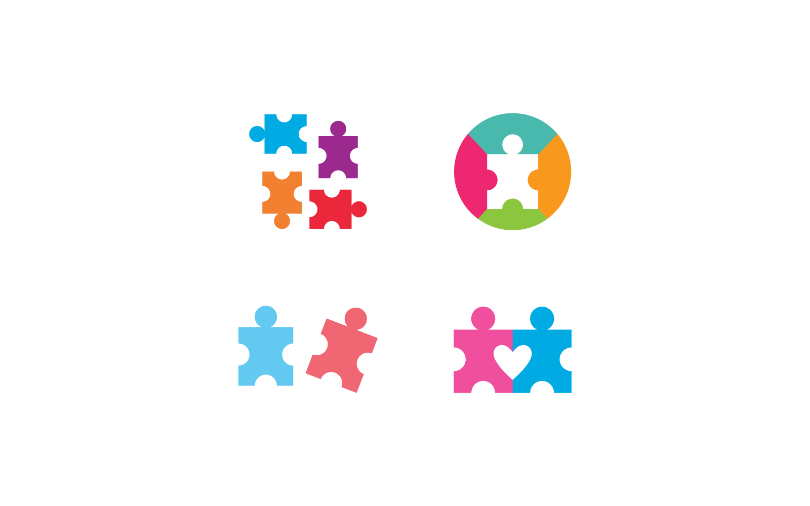 Community, network and social illustration logo vector design