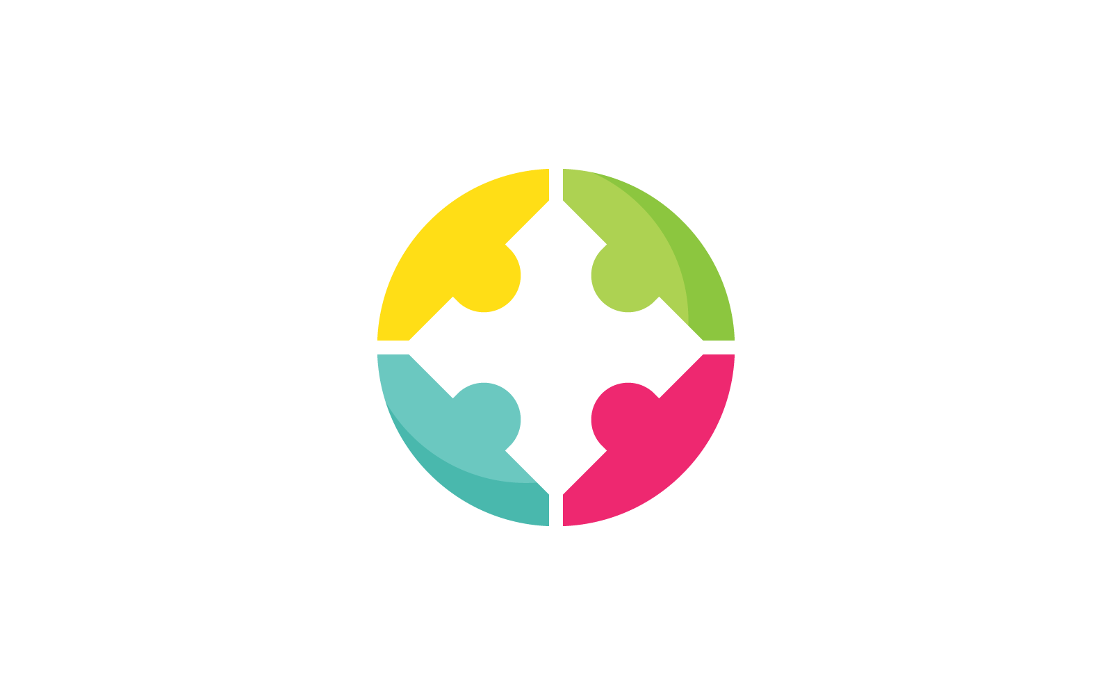 Community, network and social logo illustration vector design