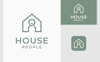 House Home Smile People Logo