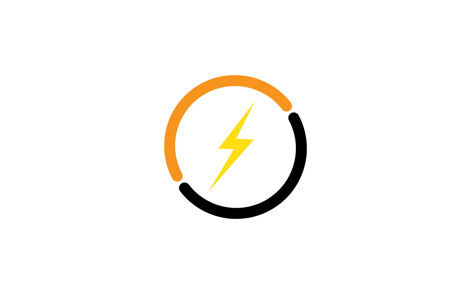 macht elektrische illustratie logo vector sjabloon