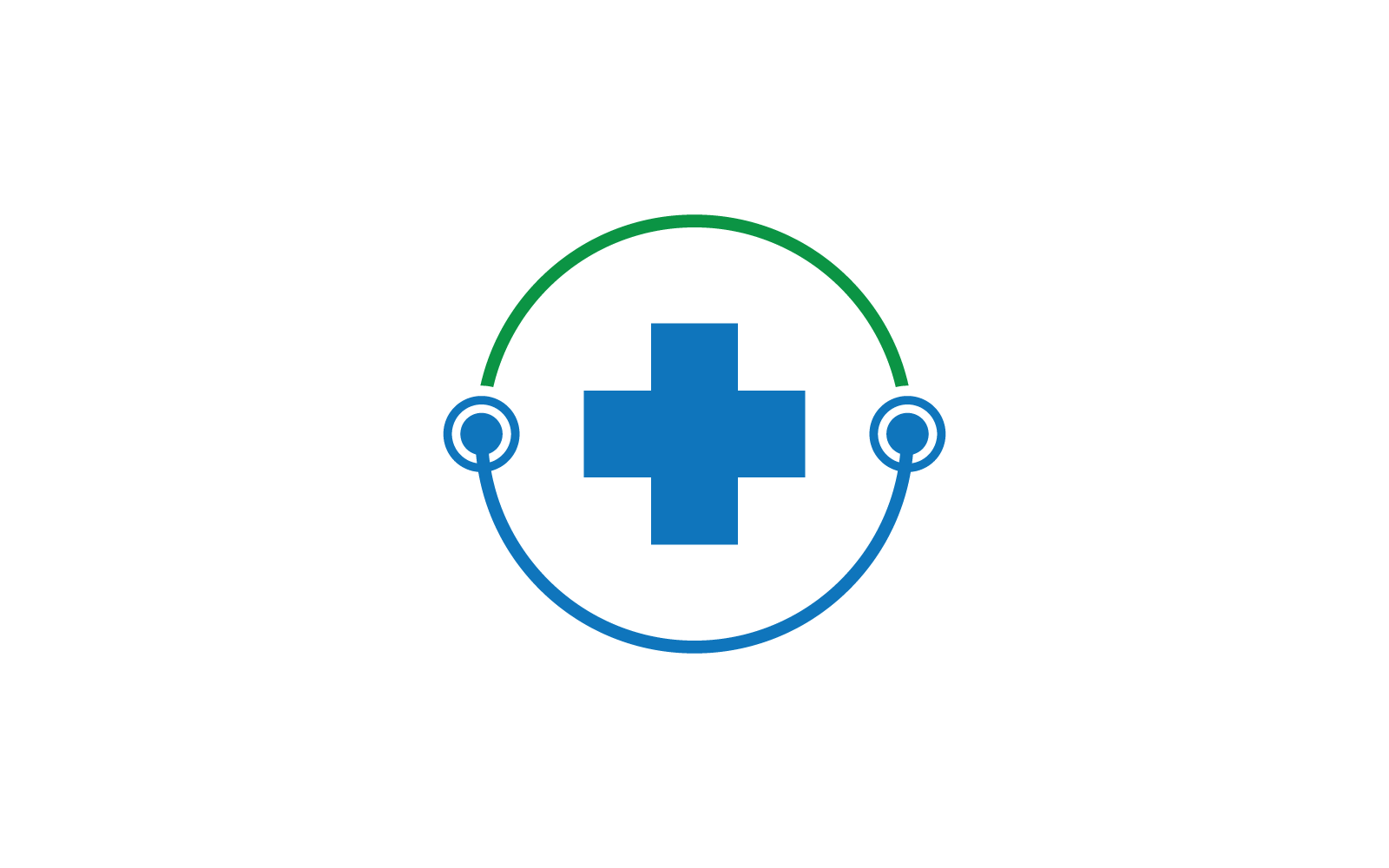 Medical Cross Logo icon template vector design Logo Template