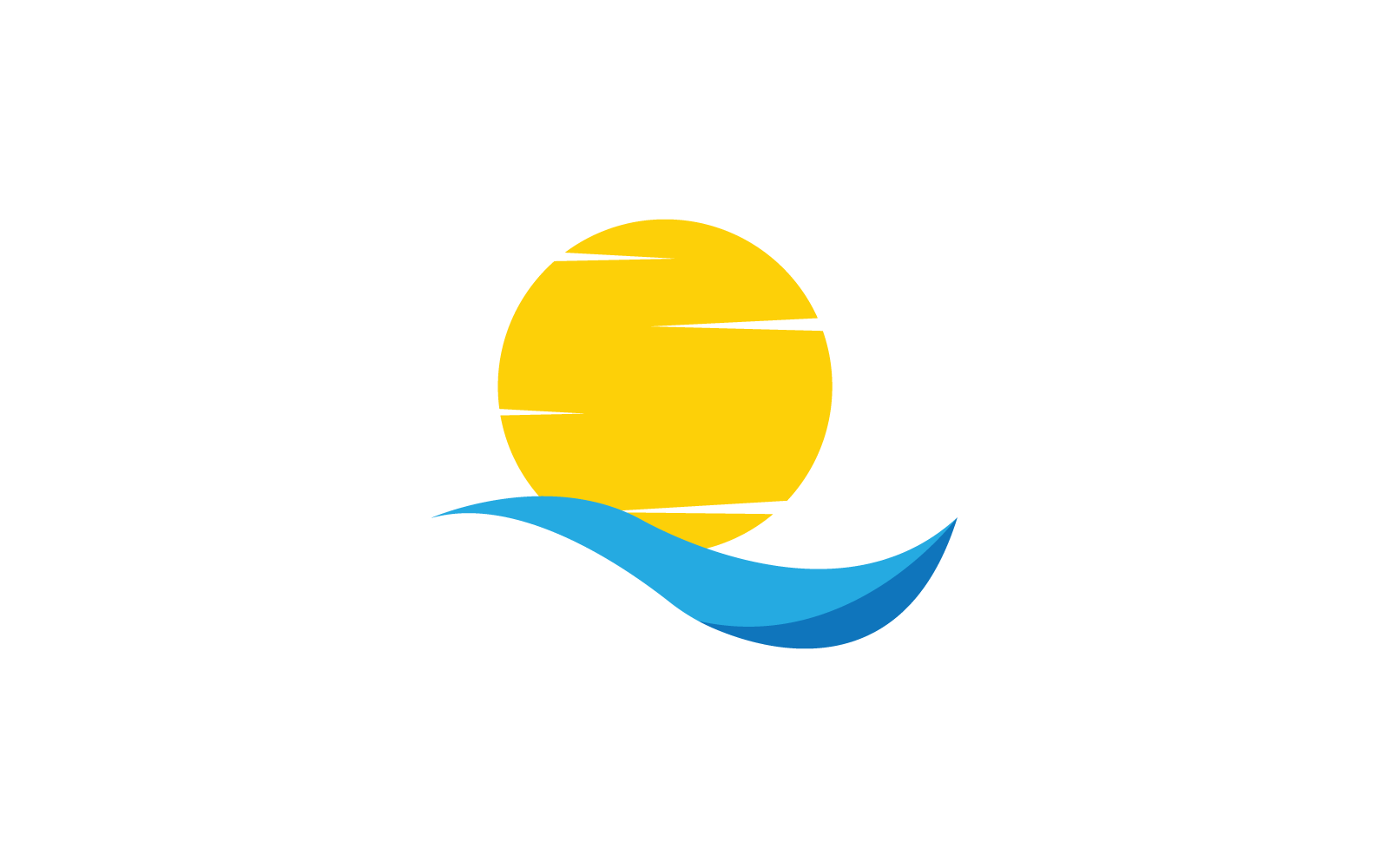 modello di logo vettoriale di disegno dell&amp;#39;illustrazione del sole