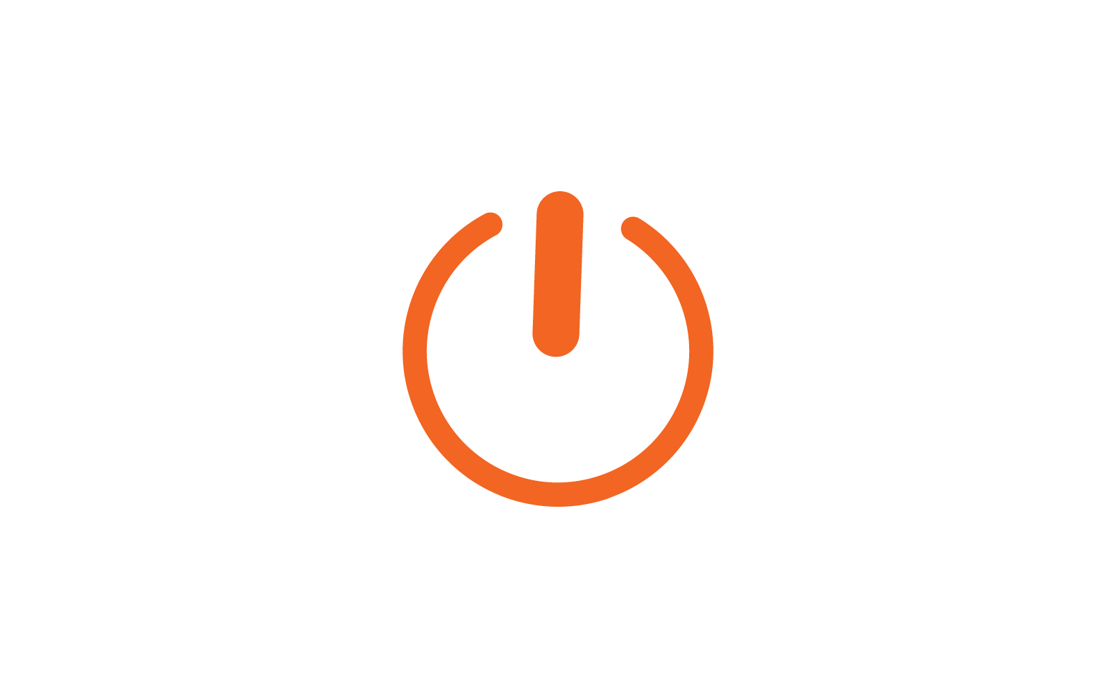 Power button icon vector template