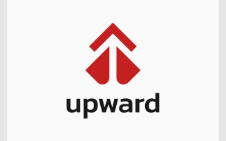 Upward Arrow Up Startup Logo