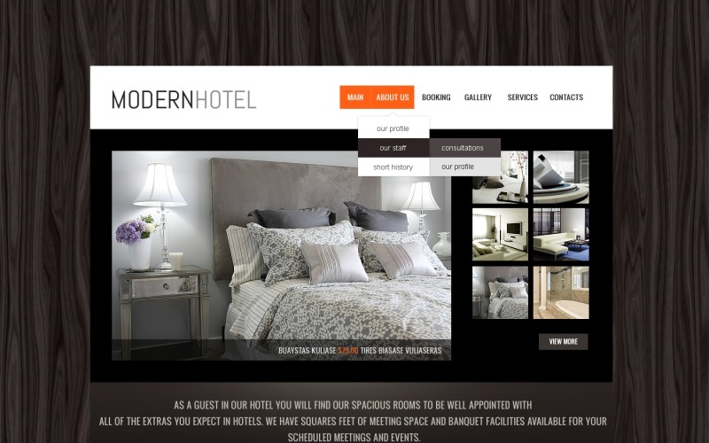 Hotels Website Template