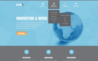 IT Website Template