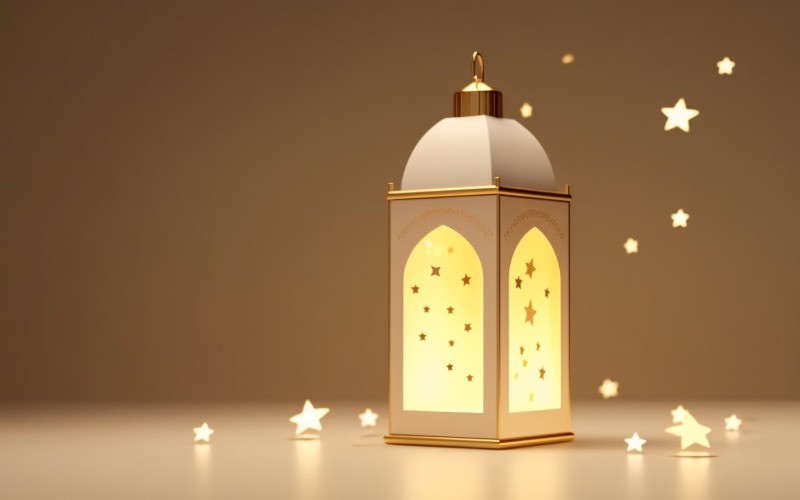 Eid ul adha Islamic background lantern 01 Illustration