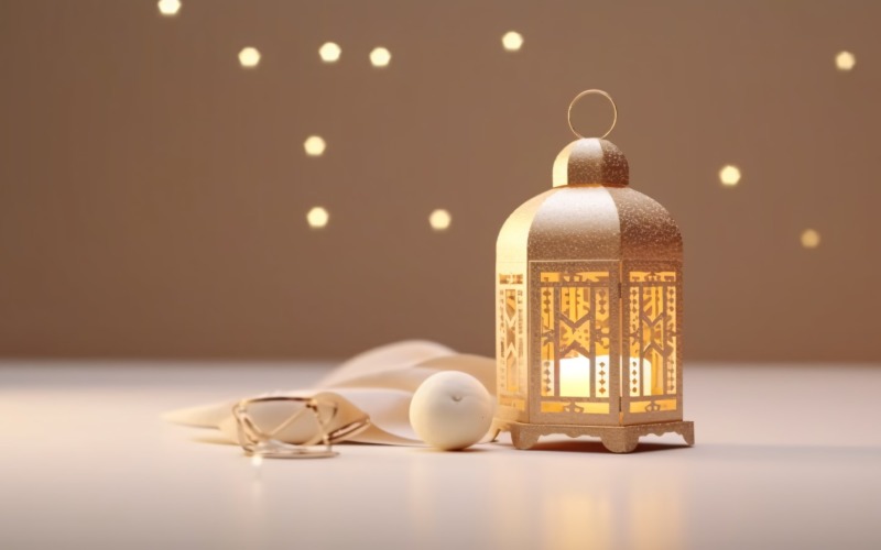 Eid ul adha Islamic background lantern 03 Illustration