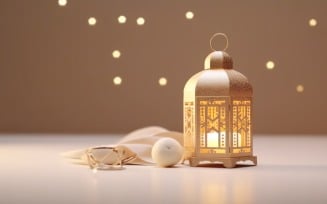 Eid ul adha Islamic background lantern 03