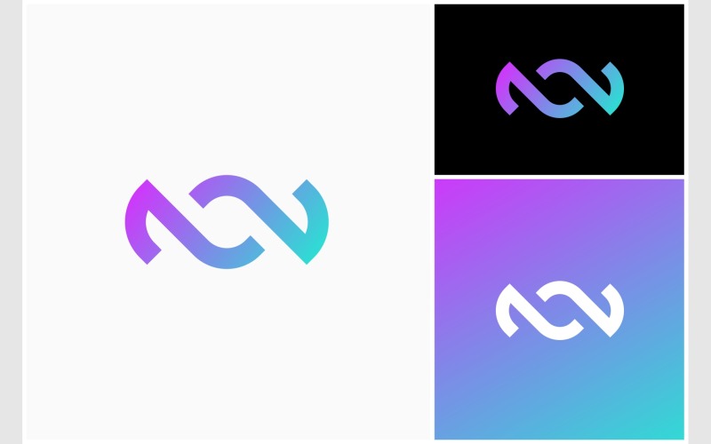 Infinity Mobius Loop Icon Logo Logo Template