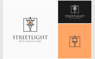 Street Light Traditional Logo