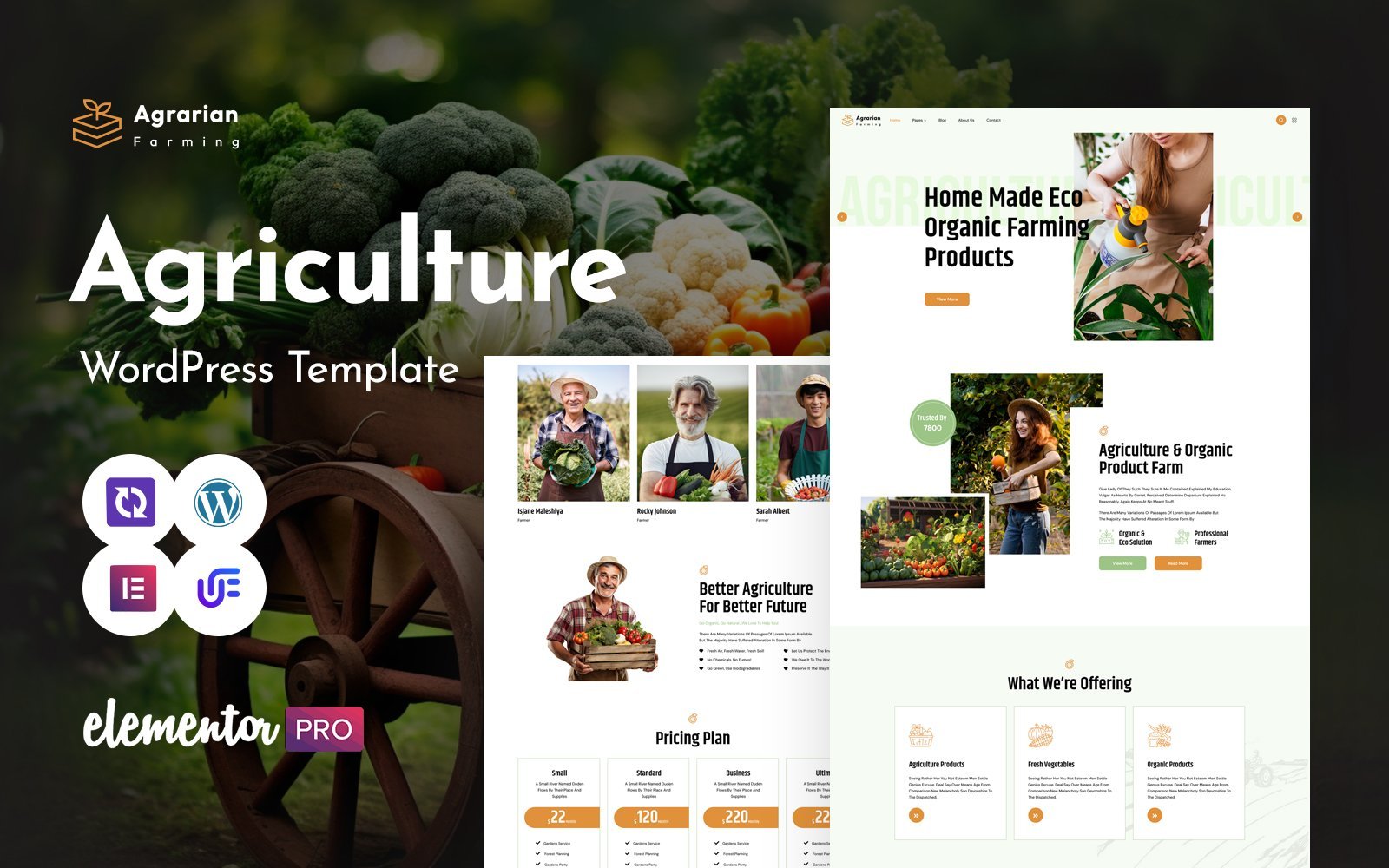 Kit Graphique #411490 Agriculture Garden Divers Modles Web - Logo template Preview