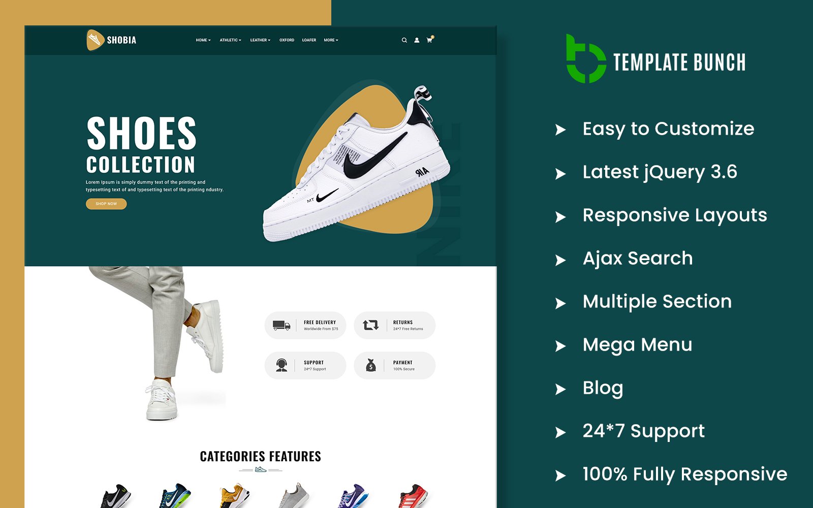 Template #411497 Clean Shoes Webdesign Template - Logo template Preview