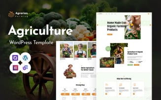 Agrarian - Agriculture And Organic Farm WordPress Elementor Theme