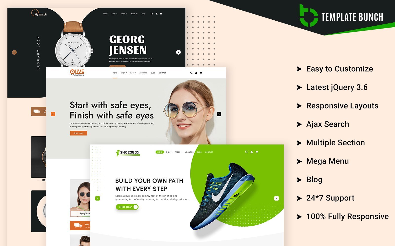 Template #411500 Bootstrap Clean Webdesign Template - Logo template Preview