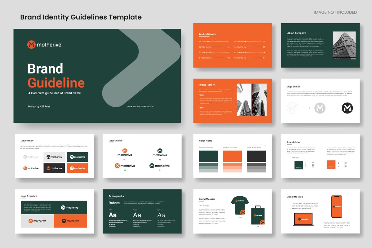 Kit Graphique #411525 Brand Guideline Divers Modles Web - Logo template Preview