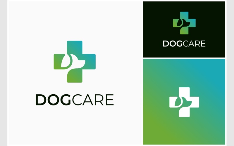 Dog Medical Medicine Care Logo Logo Template