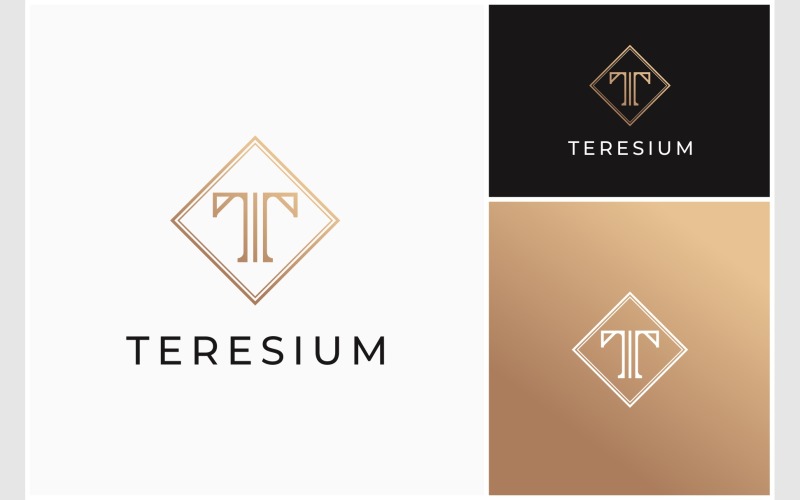 Letter T Luxury Elegant Logo Logo Template