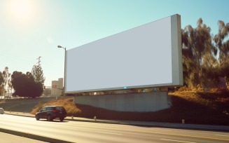 Roadside Billboard Advertisement Mockup 17