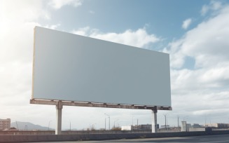 Roadside Billboard Advertisement Mockup 35