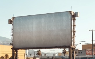 Roadside Billboard Advertisement Mockup 4