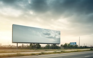 Roadside Billboard Advertisement Mockup 29