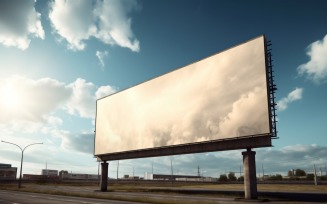 Roadside Billboard Advertisement Mockup 34