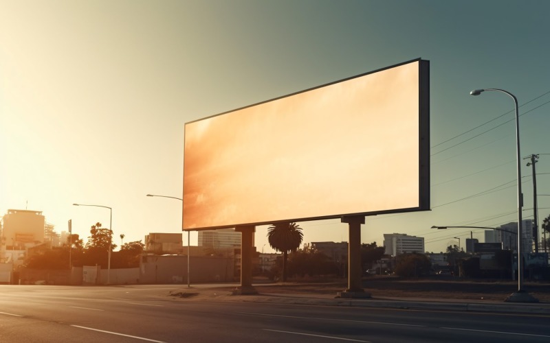 Roadside Billboard Advertisement Mockup 49 Illustration
