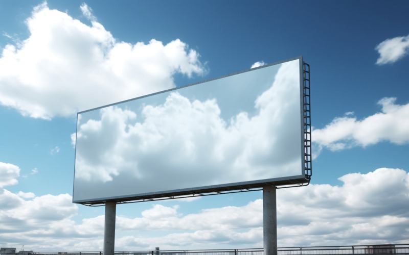 Roadside Billboard Advertisement Mockup 55 Illustration