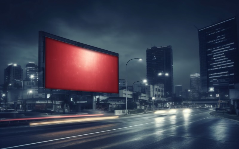 Roadside Billboard Advertisement Mockup 63 Illustration