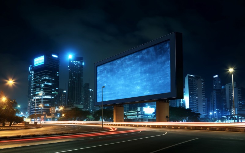 Roadside Billboard Advertisement Mockup 64 Illustration