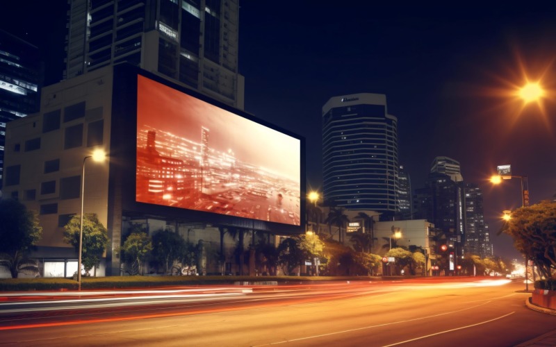 Roadside Billboard Advertisement Mockup 67 Illustration