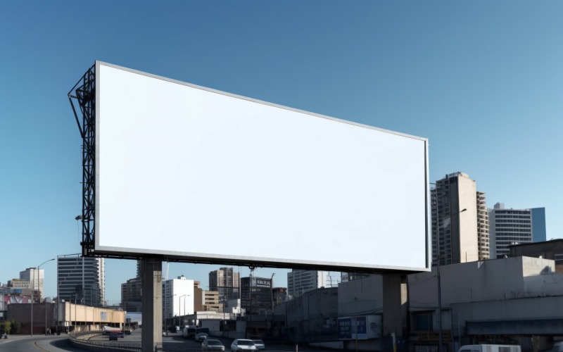 Roadside Billboard Advertisement Mockup 86 Illustration