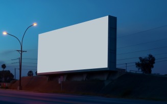 Roadside Billboard Advertisement Mockup 92