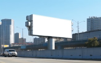 Roadside Billboard Advertisement Mockup 93