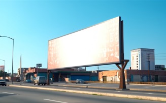 Roadside Billboard Advertisement Mockup 95