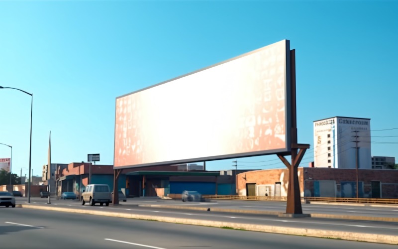 Roadside Billboard Advertisement Mockup 95 Illustration