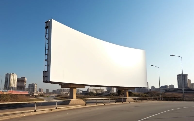 Roadside Billboard Advertisement Mockup 99 Illustration