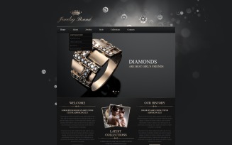 Jewelry Responsive Website Template